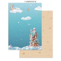 Stamperia Candy Christmas Junk Journal Backgrounds, Stickers, Cut-Outs (SBJK01)
