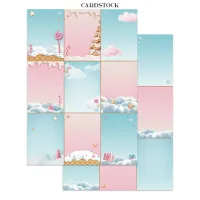 Stamperia Candy Christmas Junk Journal Backgrounds, Stickers, Cut-Outs (SBJK01)