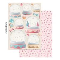 Stamperia Candy Christmas Junk Journal Backgrounds, Stickers, Cut-Outs (SBJK01)