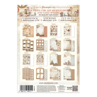 Stamperia Gear up for Christmas Junk Journal Stickers, Backgrounds, Cut-Outs (SBJK10)