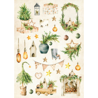 Studio Light Natural Christmas DIY Block (SL-ES-DCB33)