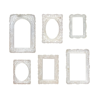 Tim Holtz Idea-ology Baseboard Frames Lace (6pcs) (TH93786)