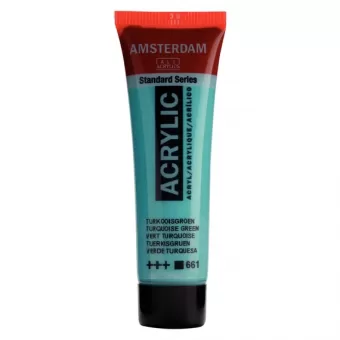 Amsterdam Standard Series acrylic tube 20 ml Turquoise Green 661 (17046610)