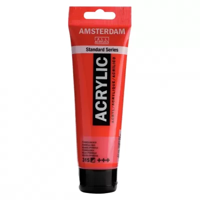 AMSTERDAM Standard Series acrylic tube 120 ml Pyrrole Red 315 (17093152)