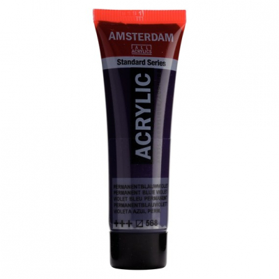 Amsterdam Standard Series Acrylverf Tube 20 ml Permanentblauwviolet 568 (17045680)