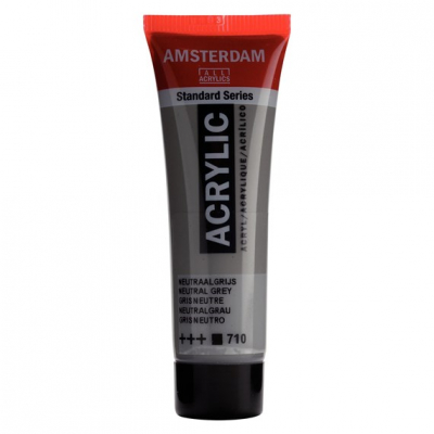 Amsterdam Standard Series Acrylverf Tube 20 ml Neutraalgrijs 710 (17047100)