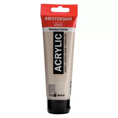 Amsterdam Standard Series acrylverf Tube 120 ml warmgrijs 718 (17097182)