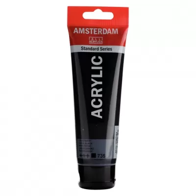 Amsterdam Standard Series acrylverf Tube 120 ml Oxydzwart 735 (17097352)