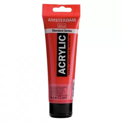 Amsterdam Standard Series acrylverf Tube 120 ml Transparantrood Middel 317 (17093172)