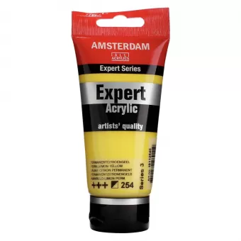 Amsterdam Expert Series acrylverf tube 75 ml Permanent Citroengeel 254 (19112540)