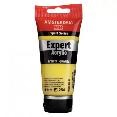 Amsterdam Expert Series acrylverf tube 75 ml Permanent Citroengeel 254 (19112540)