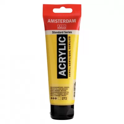 Amsterdam Standard Series acrylic tube 120 ml Transparantgeel Middel 272 (17092722)