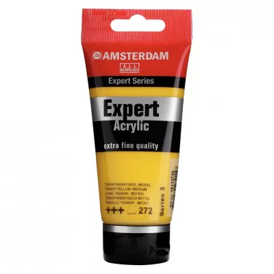 Amsterdam Expert Series acrylverf tube 75 ml Transparantgeel Middel 272 (19112720)