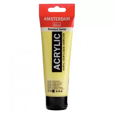 Amsterdam Standard Series acrylverf Tube 120 ml Nikkeltitaangeel 274 (17092742)