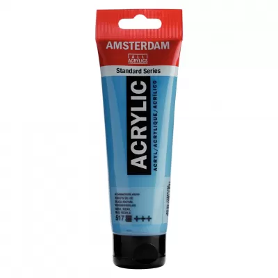 Amsterdam Standard Series acrylverf  Tube 120 ml Koningsblauw 517 (17095172)