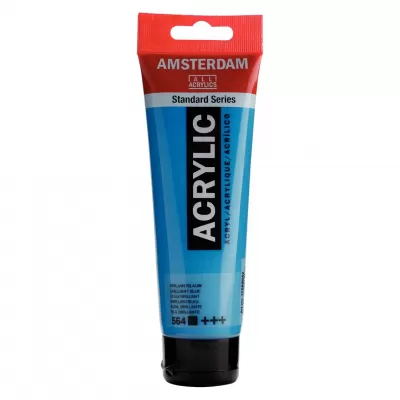 Amsterdam Standard Series acrylverf Tube 120 ml Briljantblauw 564 (17095642)