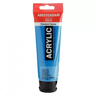 Amsterdam • Acrylverf Tube 120 ml Primaircyaan 572 (17095722)