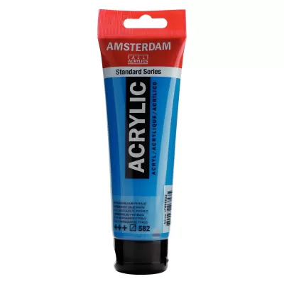 Amsterdam Standard Series acrylverf  Tube 120 ml Mangaanblauw Phtalo 582 (17095822)