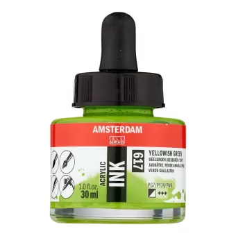 Amsterdam Acrylinkt fles 30 ml Geelgroen 617 (17206170)