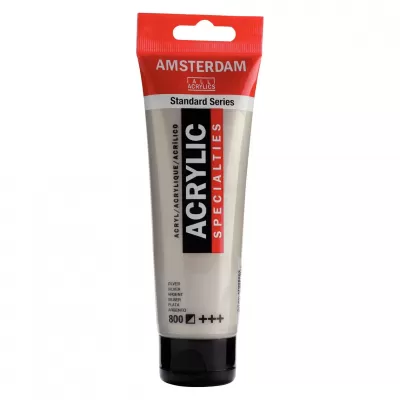 Amsterdam Standard Series acrylverf  Tube 120 ml Zilver 800 (17098002)