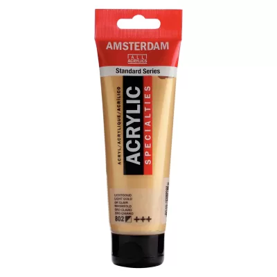 Amsterdam Standard Series acrylverf Tube 120 ml Lichtgoud 802 (17098022)