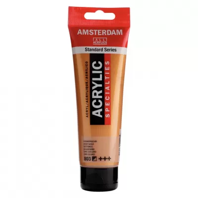 Amsterdam Standard Series acrylverf Tube 120 ml Donkergoud 803 (17098032)