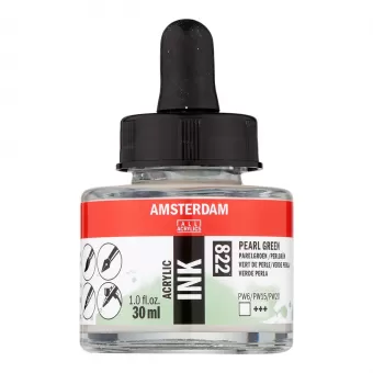 Amsterdam Acrylinkt fles 30 ml Parelgroen 822 (17208220)