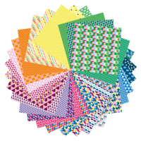 ClaireFontaine Origami Paper Geometric , 20X20CM 60V 70G (52501MD)
