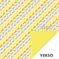 ClaireFontaine Origami Paper Geometric , 20X20CM 60V 70G (52501MD)