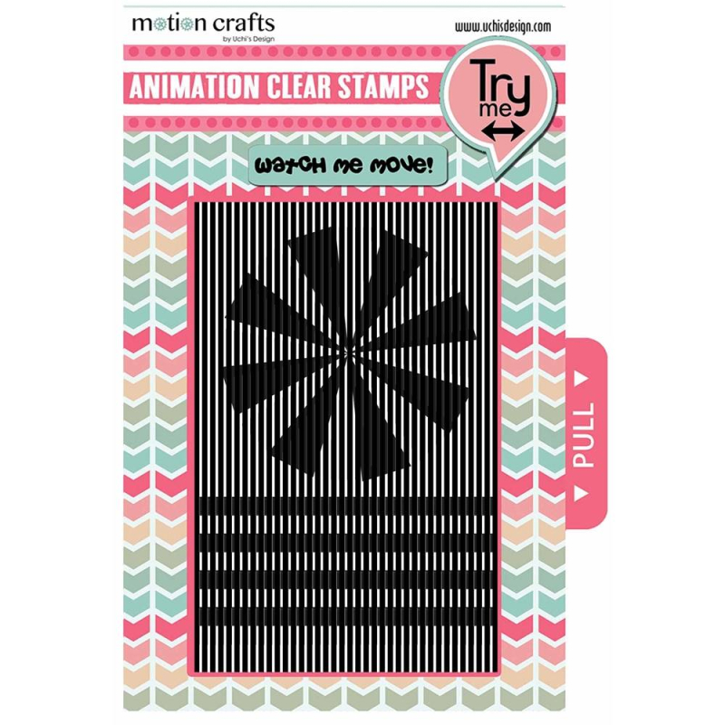 Uchi's Design Animation Clear Stamps Rotating Background (AS15)