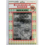 Uchi's Design Animation Clear Stamp and Dies Love is In the Air (AS18)