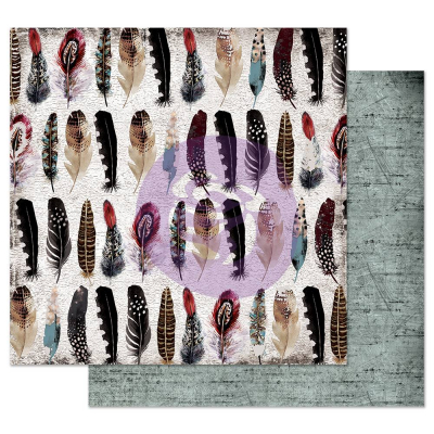 Prima Marketing Midnight Garden 12x12 Inch Sheets Feather Collector