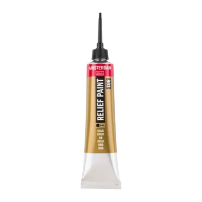 Amsterdam Reliëf verf tube 20 ml Goud 801 58048011