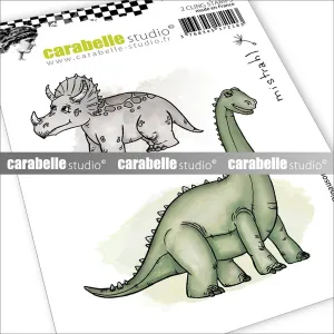 Carabelle Cling Stamp A7 Dinosaures (SA70194)