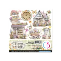 Ciao Bella Flower Shop 6x6 Inch Fussy Cut Pad (24pcs) (CBQE077)