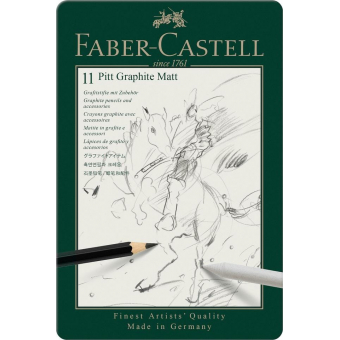 Faber-Castell Grafietpotlood Pitt Mat Etui set 11 stuks (FC-115220)
