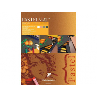 Clairefontaine Pastelmat® blok n°2 12 blad 360g 24x30cm - Geassorteerde kleuren (96007C)