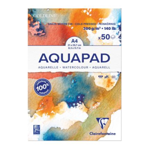 Clairefontaine Aquapad A4 50F 300g (975721C)