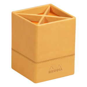 Rhodiarama potloodhouder geel/oranje (118810C)