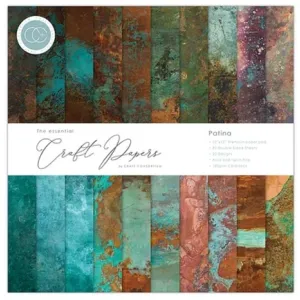 Craft Consortium Essential Craft Papers 12x12 Inch Paper Pad Patina (CCEPAD017) ( CCEPAD017)