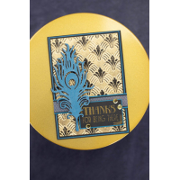 Crafter's Companion The Roaring Twenties 3D Embossing Folder Floral Deco (S-TRT-3D-EF4-FLDE)