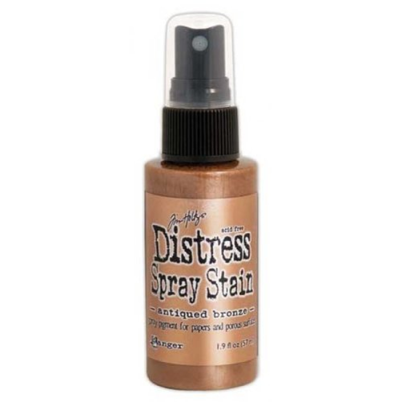 Tim Holtz Ranger Distress Spray Stain Antiqued Bronze (TSS42143)