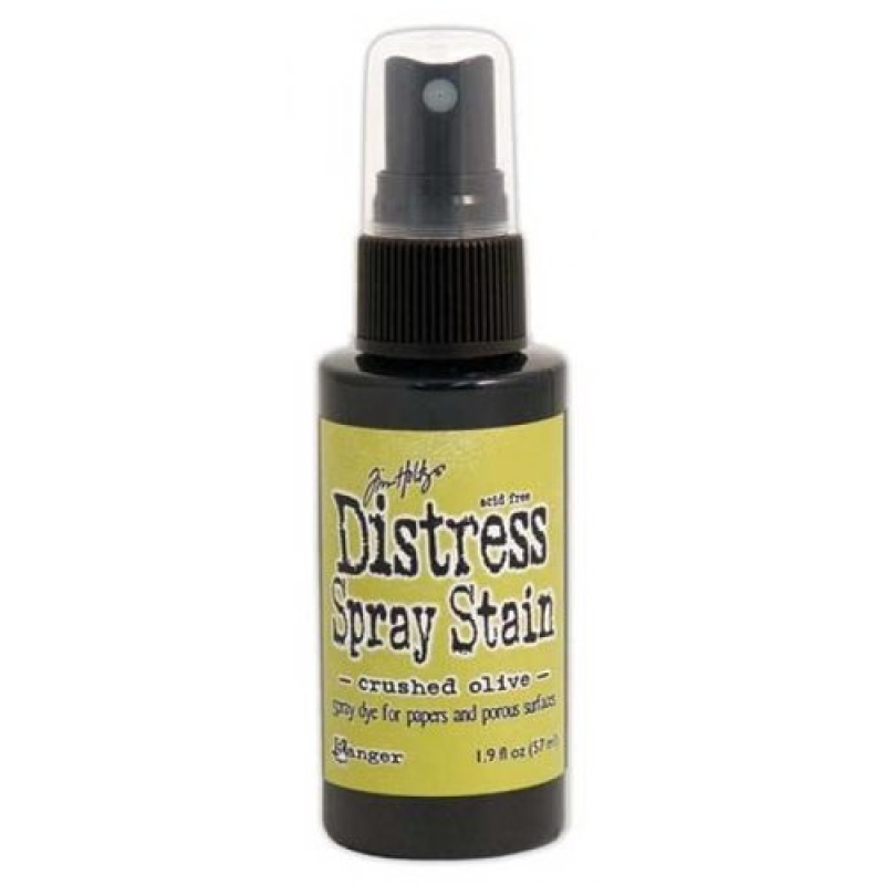 Tim Holtz Ranger Distress Spray Stain Crushed Olive (TSS42228)