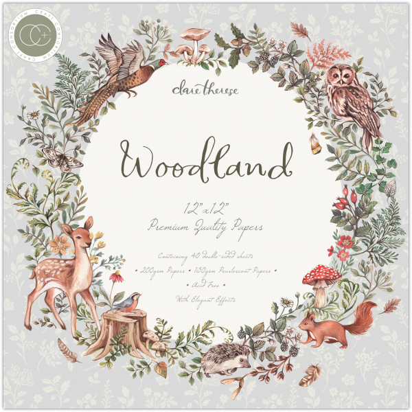 Craft Consortium Woodland 12x12 Inch Paper Pad (CCPPAD023)