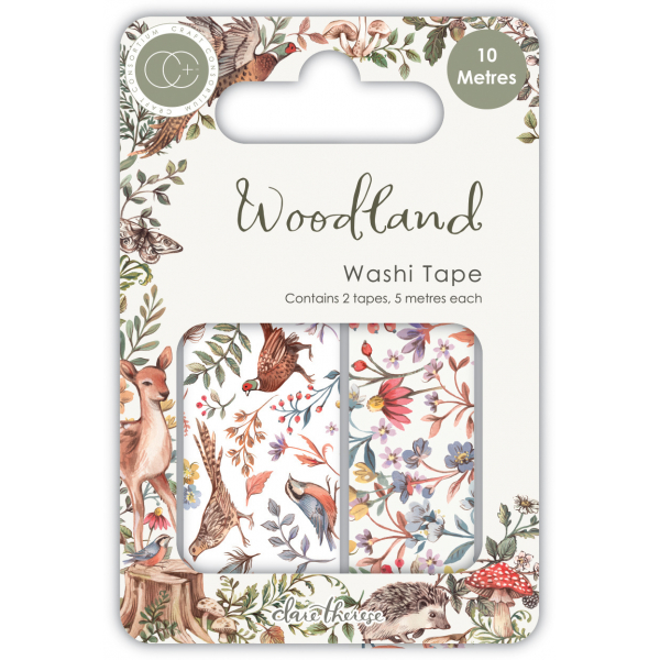 Craft Consortium Woodland Washi Tape (CCWTPE007)