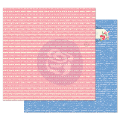 Prima Marketing Traveling Girl 12x12 Inch Paper Lovely Borders (per stuk) (912833)