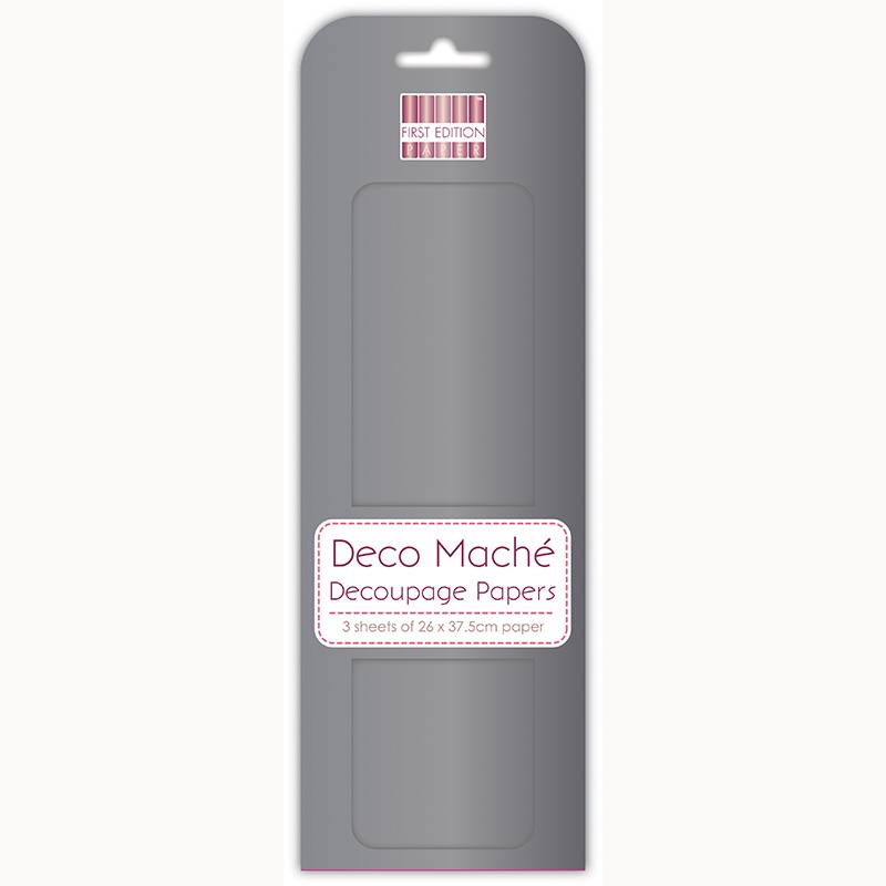 First Edition FSC Deco Mache - Metallic Gun Metal (FEDEC207)