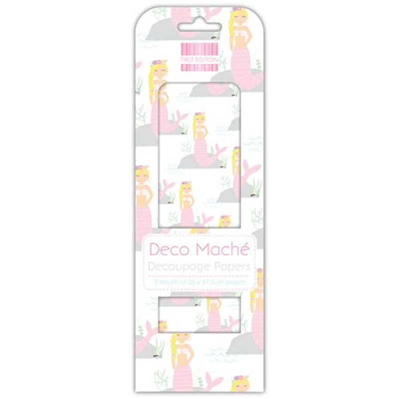 First Edition FSC Deco Mache - Mermaid on the Rocks (FEDEC318)