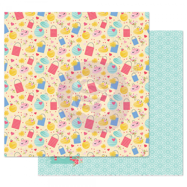 Prima Marketing Traveling Girl 12x12 Inch Paper Pack Light up (per stuk) (912819)