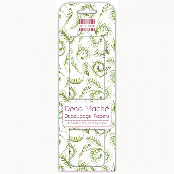 First Edition FSC Deco Mache - Green Sprig (FEDEC192)